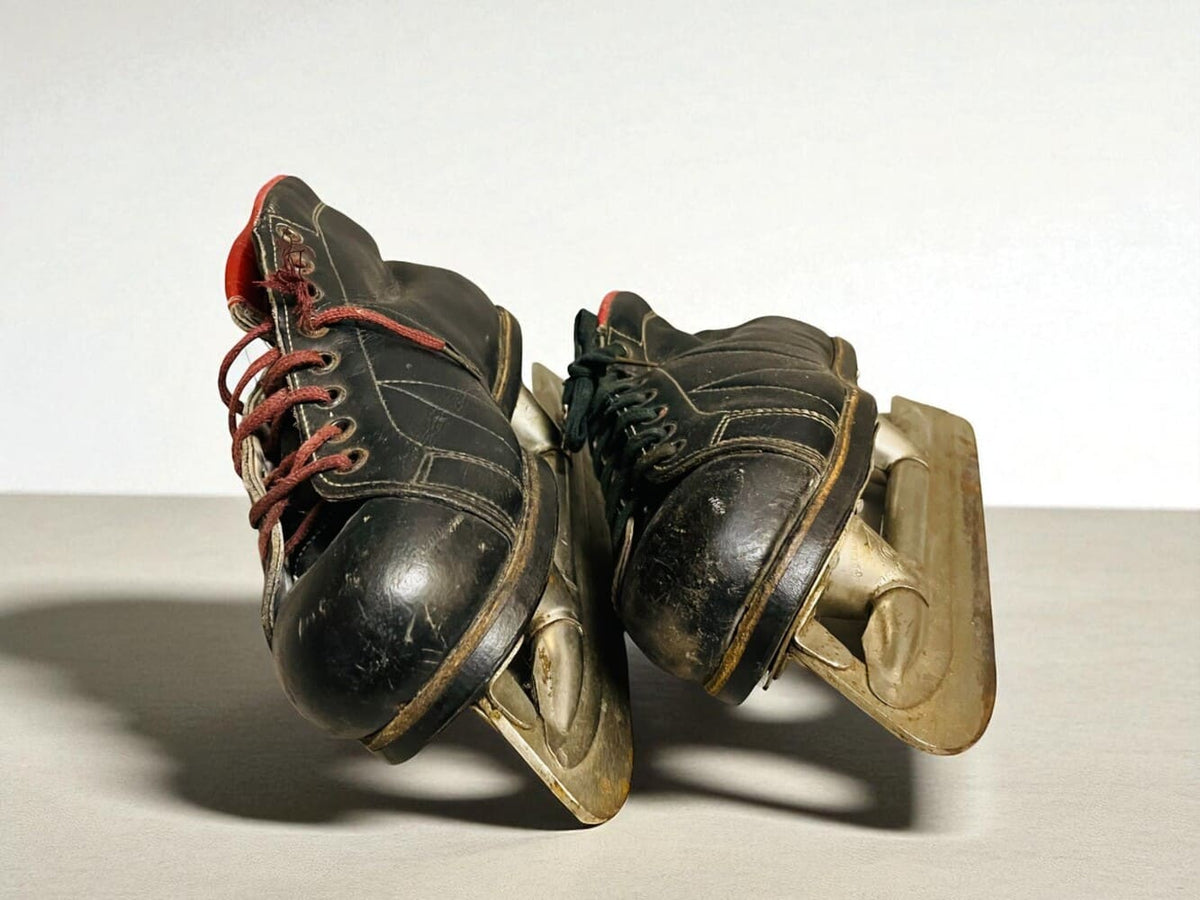 Original 1950s Soviet ice skates