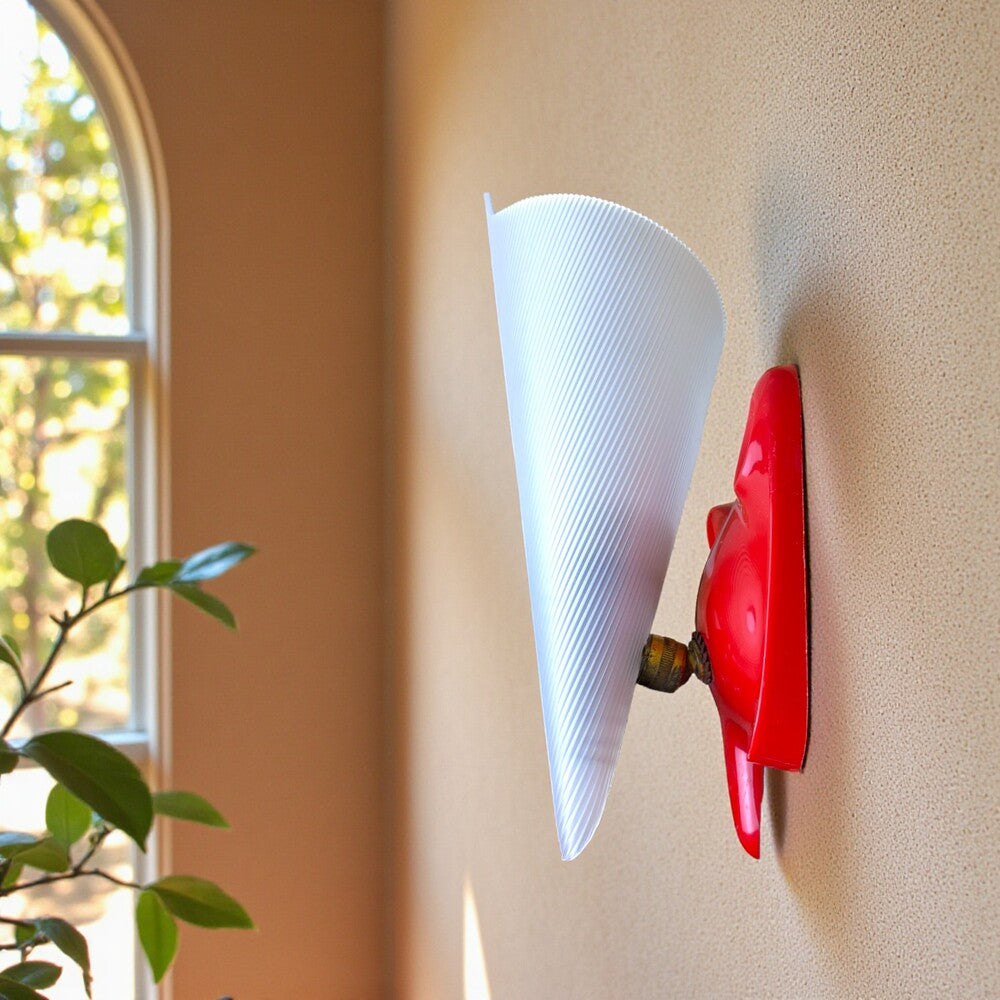 Vintage plug in wall sconce