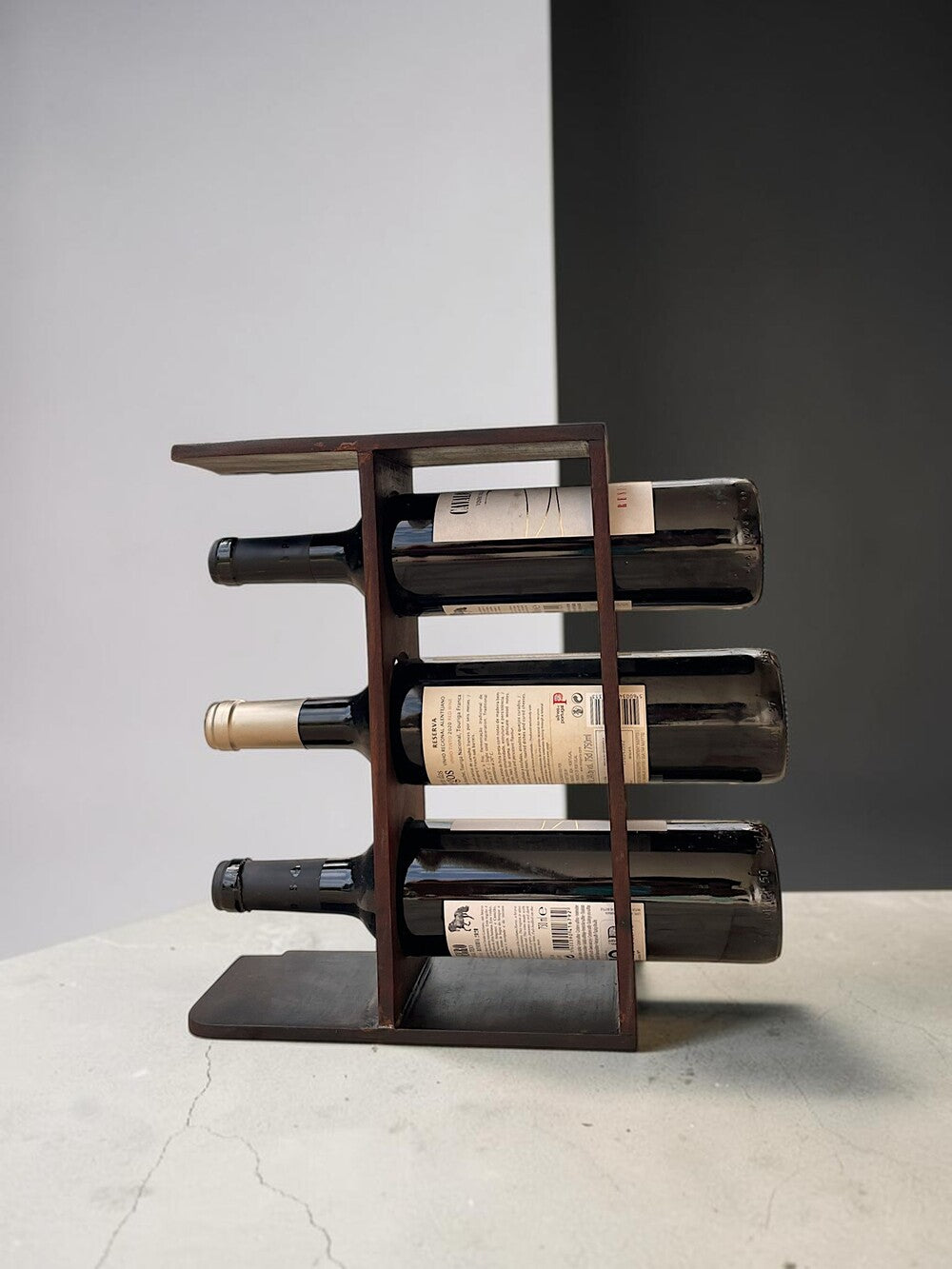 Walnut Wine Rack