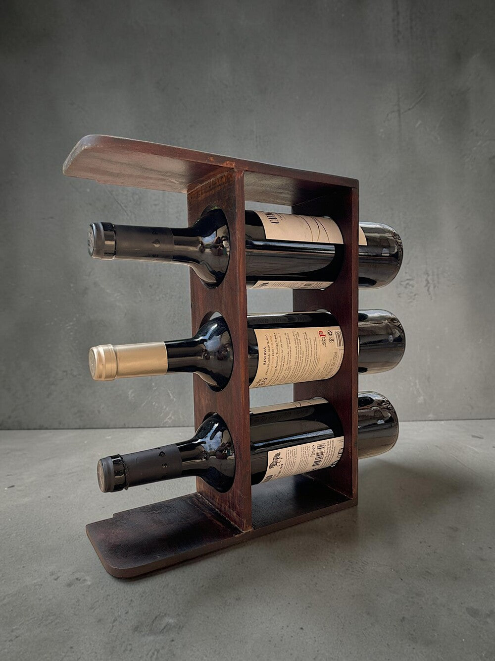Walnut Wine Rack