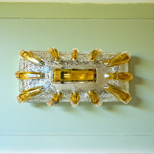 Murano Glass Flush Mount Light