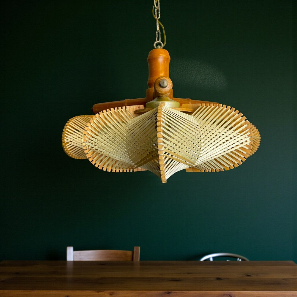 Rustic Wooden Chandelier
