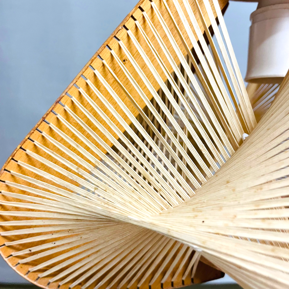 Japandi wooden Hanging Lamp