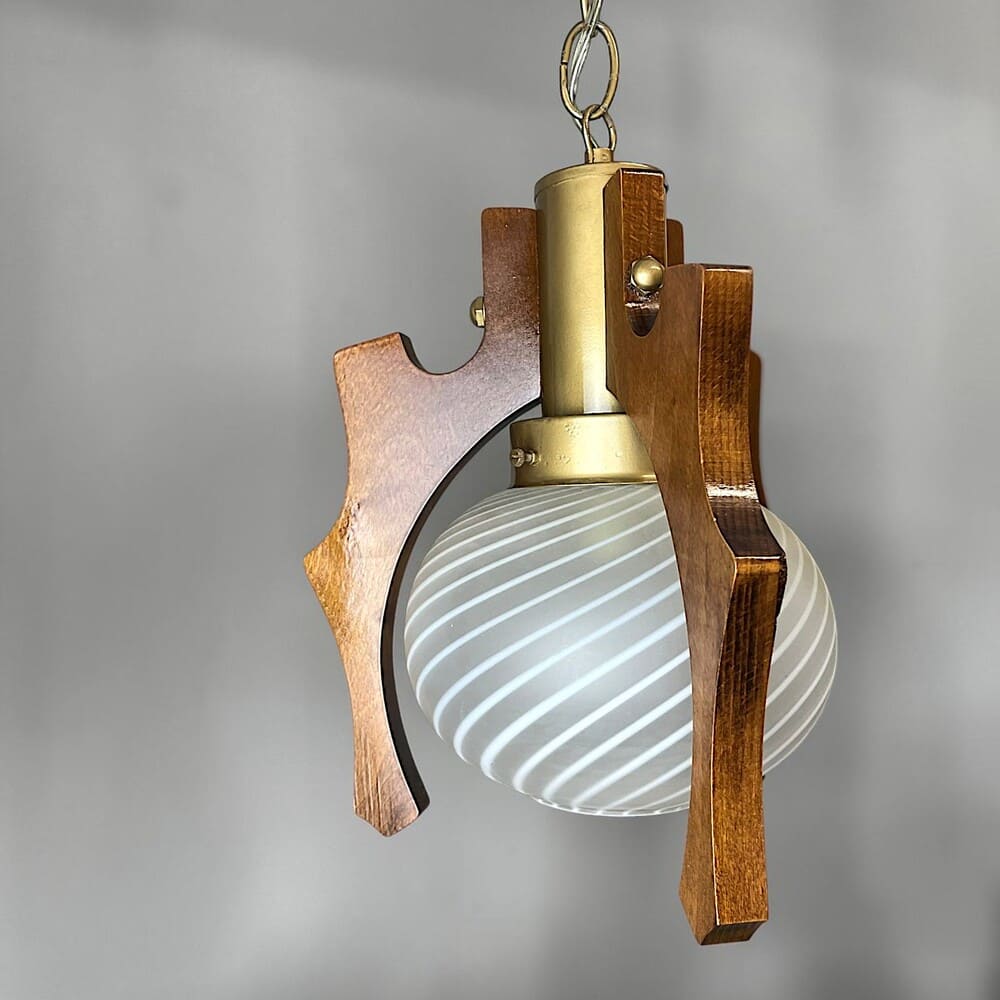Wooden Scandinavian Style Pendant
