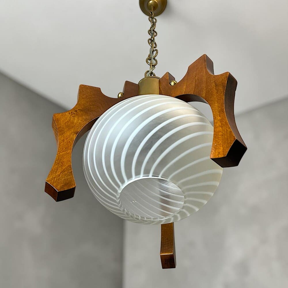 Wooden Scandinavian Style Pendant