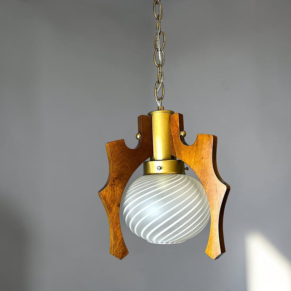 Wooden Scandinavian Style Pendant