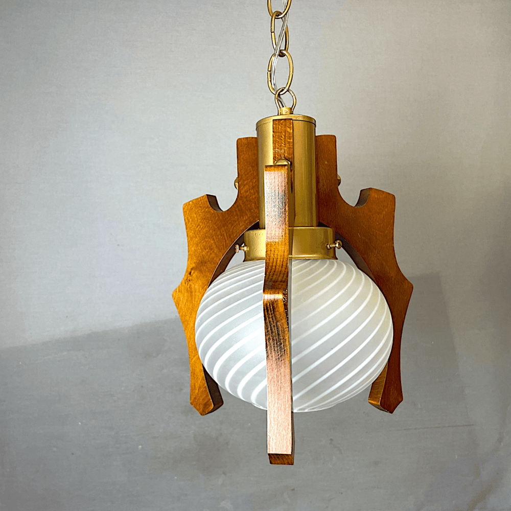 Wooden Scandinavian Style Pendant