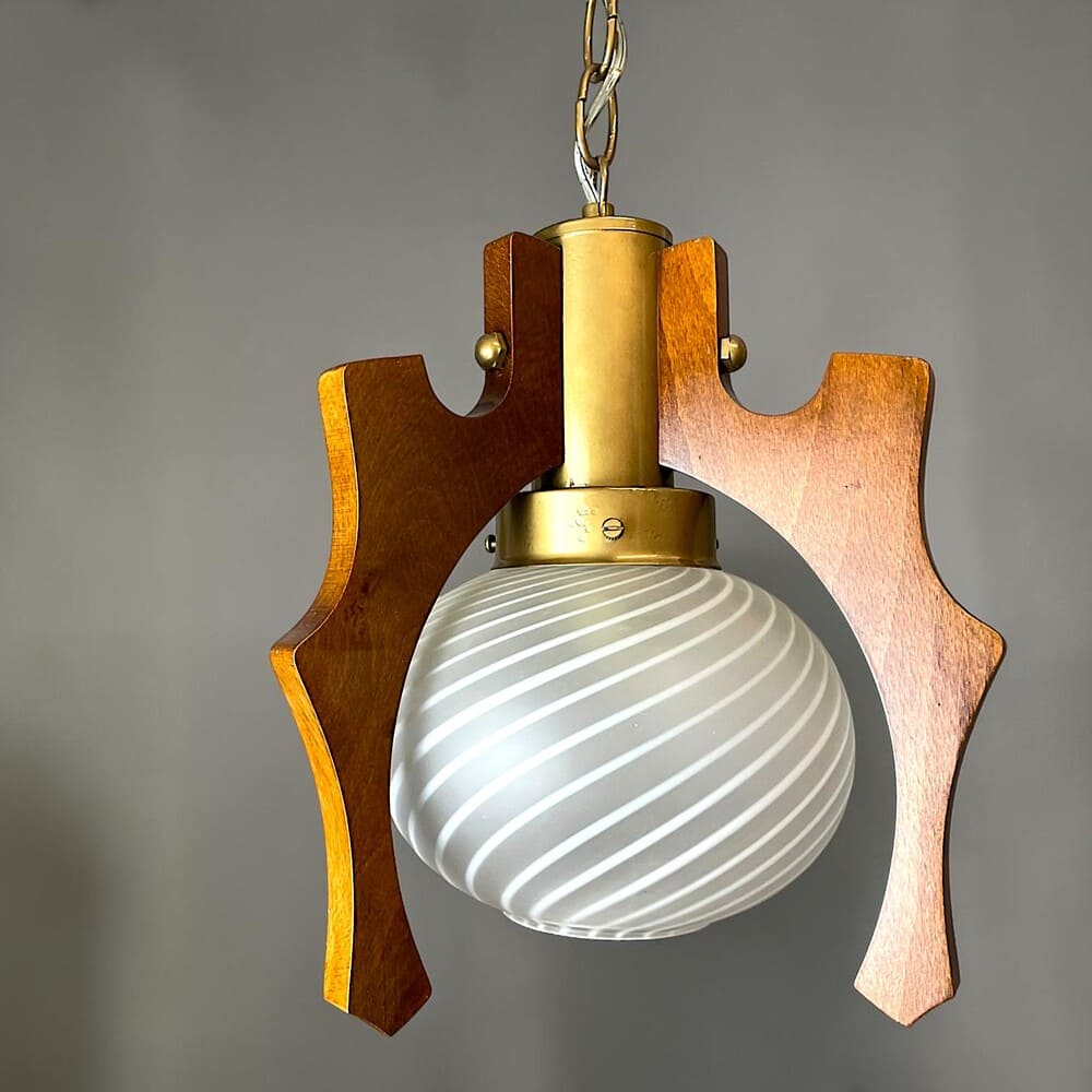 Wooden Scandinavian Style Pendant