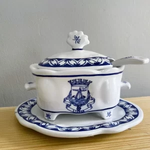 Portuguese Blue Willow Tureen LIMITED